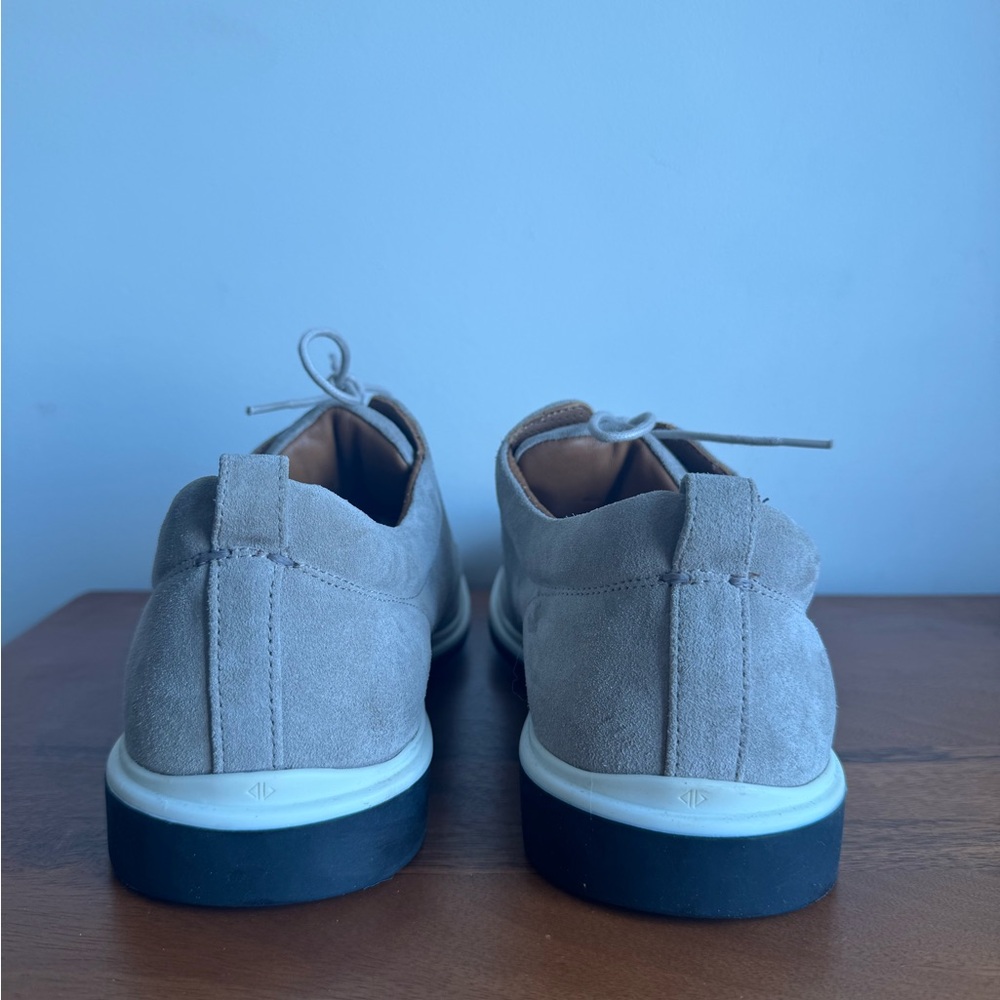AMBERJACK Oxford Stone Grey Suede Men's Shoe size 10 excellent, like new - Picture 2 of 16